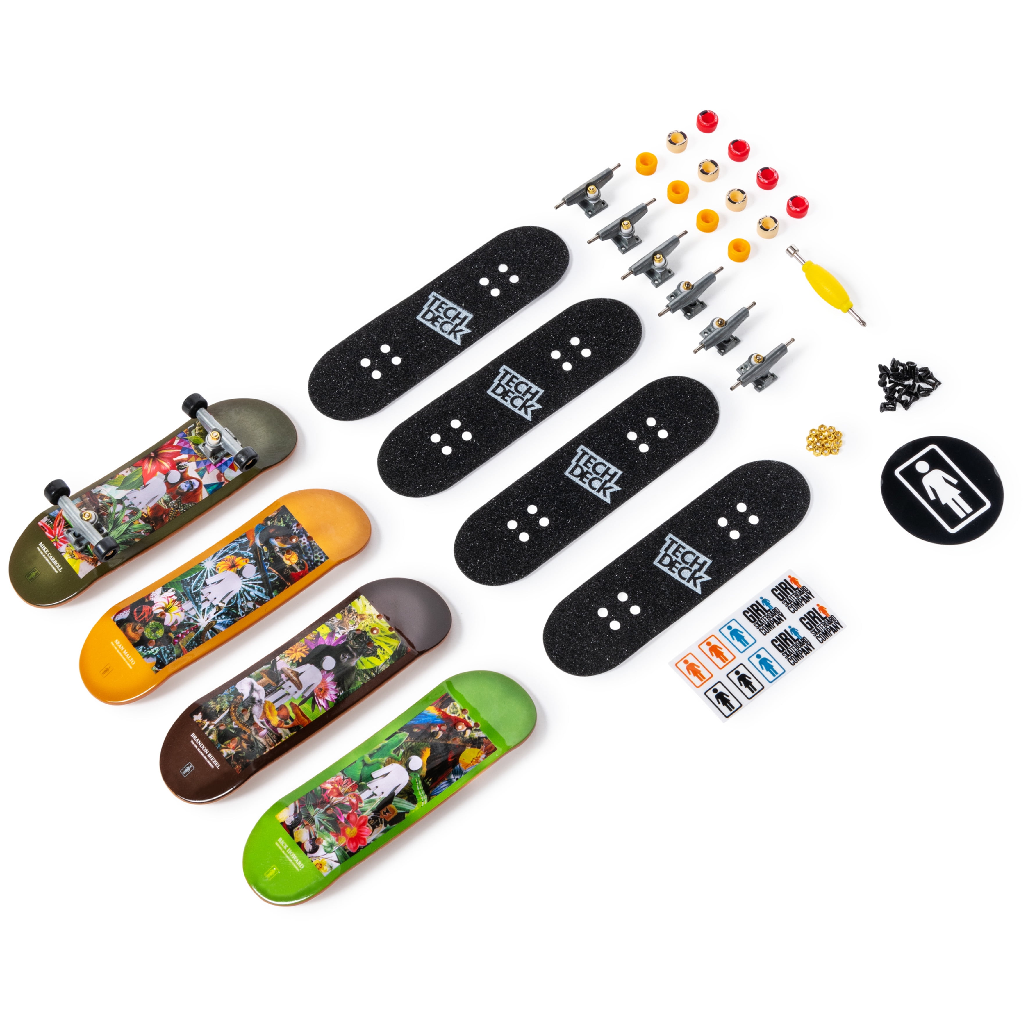 Tech Deck 96mm Fingerboards Ultra DLX 4-Pack with Skate Graphics