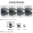 thumbnail image 4 of Unique Bargains 2-Pack Solid Corduory Decorative Throw Pillow Covers Dark Gray 18" x 18", 4 of 8