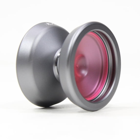 YoYoFactory Bettynova Fingerspin Yo-Yo - Fingerspin Cap - World Champion Betty Gallego Signature YoYo (Grey with Pink Cap)