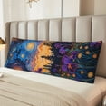 thumbnail image 2 of Fotbe Cosmic Irises At Twilight Funda para Almohada Corporal con Diseño, Funda de Microfibra Ultrasuave de 20x54 Pulgadas, Ropa de Cama Elegante, 2 of 7