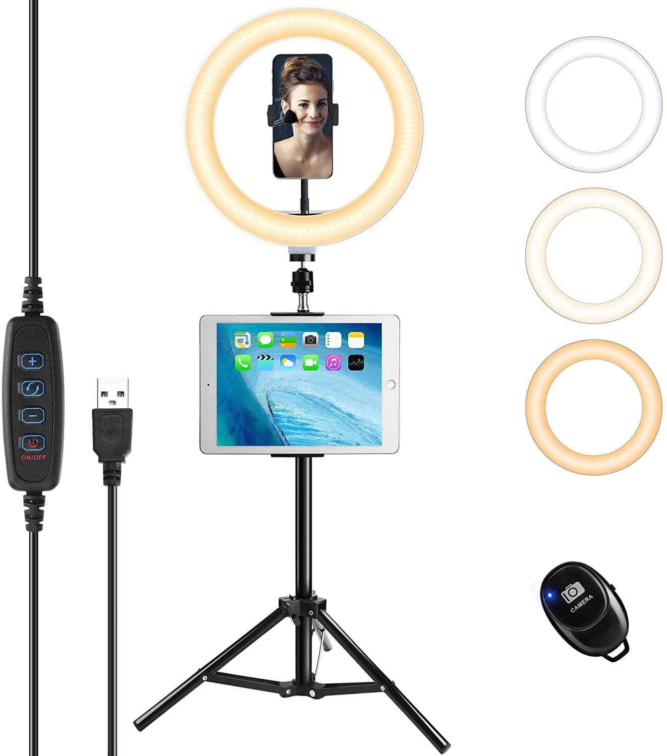 Phone Holder Walmart Phone Ring Light Ringlight Tripod Phone