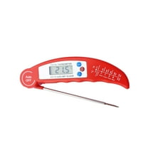 Yhmxh Digital Meat Thermometer for Cooking & Baking, Grilling Wireless Food Thermometer Probe for Temperature, Digital Thermometer with Calibration & Foldable Probe for Kitchen, Deep Fry, BBQ