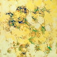 thumbnail image 2 of Loreth, Lanie 20x20 Gold Ornate Wood Framed with Double Matting Museum Art Print Titled - Space in Motion I, 2 of 4