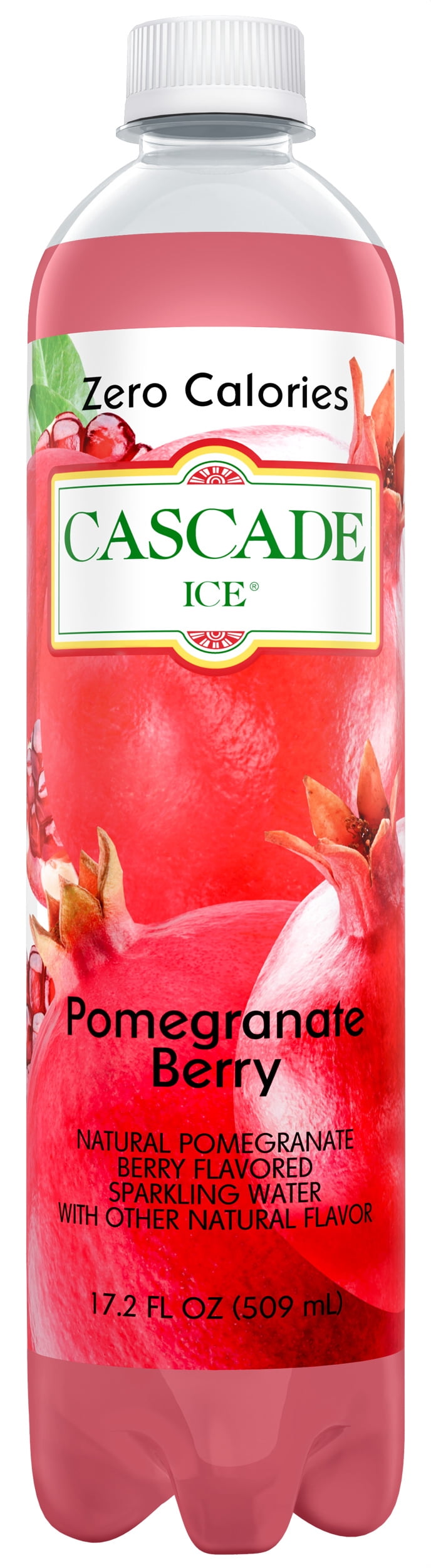 Cascade Ice Sparkling Water, Pomegranate Berry, 17.2 Fl Oz Pack of 12