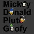 thumbnail image 2 of Boy's Mickey & Friends Mickey Donald Pluto Goofy  Graphic Tee Charcoal Heather Medium, 2 of 5