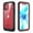 Red, variant on ImpactStrong Clear Case for iPhone 12/iPhone 12 Pro, Ultra Protective Case with Built-in Clear Screen Protector Full Body Cover (Navy Blue)