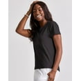 thumbnail image 3 of Hanes Originals Women's Tri-Blend T-Shirt Black L, 3 of 7
