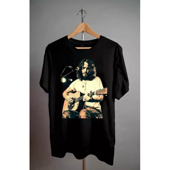 CLASSIC New Chris Cornell Tribute Black T-shirt Cotton All size S-5XL