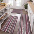 thumbnail image 2 of Green and Red Christmas Pattern Kitchen Rugs Sets Of 3,Kitchen Runner Rugs Non Skid Washable,Decorative Kitchen Floor Mats for Kitchen,Sink,Laundry,17"x30"+ 17"x47" + 17"x59", 2 of 6