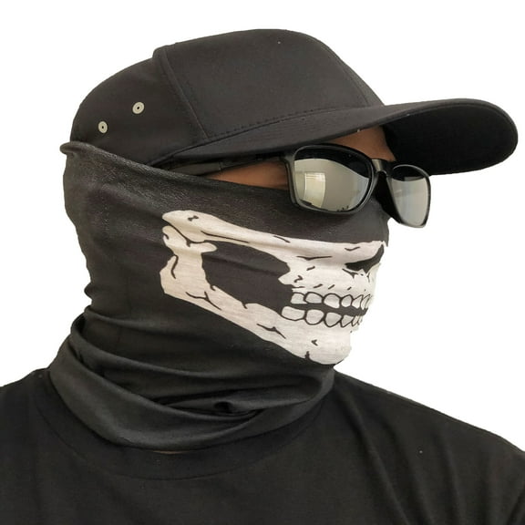 Face Mask Skull Pattern Face Covering Bandana Seamless Multifunctional Unisex Headwrap Balaclava US SELLER!