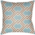 thumbnail image 1 of Artistic Weavers LTCH1109-2222 Litchfield Square Pillow, Light Blue & Taupe - 22 x 22 ft., 1 of 7