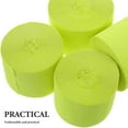 thumbnail image 3 of FOMIYES 4pcs Green Crepe Paper Streamers for DIY Crafting and Birthday Party Decor with Textured Design, 3 of 8