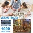 thumbnail image 4 of Puzzle HUOGUO, 1000 piezas, decoración de madera, pintura famosa, 4 of 5