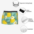 thumbnail image 6 of Kll Lemons Chamomile Flowers And Leaves Men'S Cotton Boxer Briefs Underwear-Medium, 6 of 9