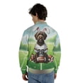 thumbnail image 5 of Happy Easter Hello Spring Wirehaired Pointing Griffon Playing Football All Over Print 3D Baseball Jacket Dog Lover Bomber Jacket Softball - 13003, 5 of 6