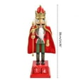 thumbnail image 5 of Rvaymup Christmas Decorations 15 Inch Calendar Wooden Nutcracker Soldier New Year Gift, 5 of 13