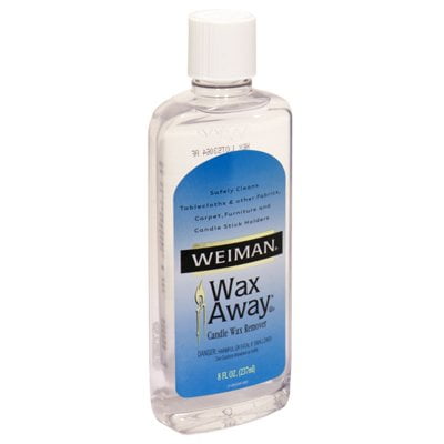 Weiman 8oz Wax Away Candle Remover Fabric Cleaner Cloth Weiman 8oz Wax Away Candle Remover Fabric Cleaner Cloth Furniture Carpeting Undo