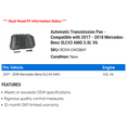 thumbnail image 2 of Automatic Transmission Pan - Compatible with 2017 - 2018 Mercedes-Benz SLC43 AMG 3.0L V6, 2 of 2