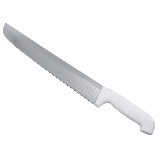 Cuchillo Para Carnicero Mango Blanco Profesional 14" Pulgadas Vencort Cuchillo/Cecinero/Mango Blanco