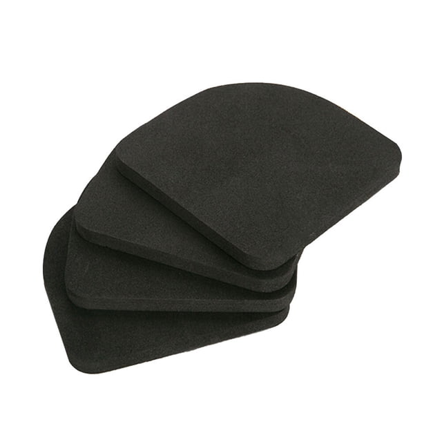 HEALEEP 12Pcs Black Vibration Mat Shock Cushion EVA Dustproof for Cars