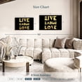 thumbnail image 4 of Elephant Stock Live Laugh Love Typography Iii Wall Art - Horizontal Canvas Wall Art - Living Room Wall Decor - Inspirational And Typography Canvas - Black And Yellow Decor - 30" x 20", 4 of 8