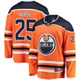 thumbnail image 1 of Darnell Nurse Oilers d'Edmonton LNH Fanatics Breakaway Chandail d'Intérieur, Grand, 1 of 2