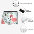 thumbnail image 6 of Disketp Cute Flamingo Men'S Boxer Briefs,Soft And Breathable Cotton Underwear With Comfortflex Waistband, 6 of 8