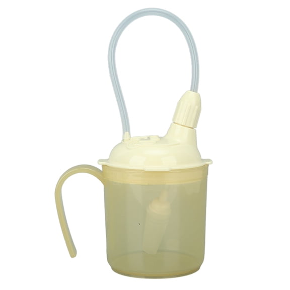 Feeding Drinking Cup Light Weight Drinking Aids Feeding Cup Anti Leakage Adult Sippy Cup Convalescent No Spill Feeding Cup with Straw for Elderly Maternity Drink Water