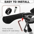 thumbnail image 3 of BUCKLOS Bicycle Handle Bar Grips Lock-on Handlebar Grip Silicone MTB Road Bike for Flat Riser Bar Anti-Slip Grips, 3 of 7