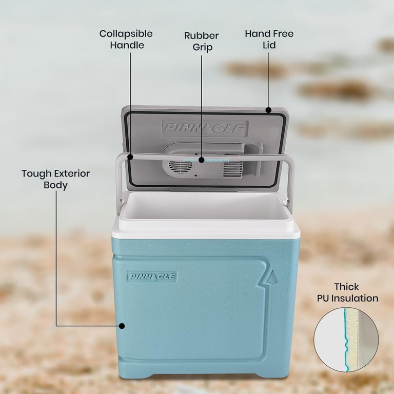 Pinnacle Thermoware, Electric Portable Coolbox, 30 L, Blue