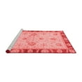 thumbnail image 2 of Ahgly Company Machine Washable Indoor Round Oriental Red Traditional Area Rugs, 6' Round, 2 of 4