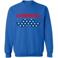 thumbnail image 1 of Awkward Styles Unisex America Patriotic Mustache Graphic Sweatshirt Tops USA Independence Day 4th of July, 1 of 5