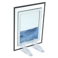 thumbnail image 5 of Delaman Quicksand Box, 3D Quicksand Painting Decoration Desktop Flowing Sand Art Picture Ornament Glass Frame(Bule), 5 of 8