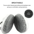 thumbnail image 2 of 100 Pcs Coussinets d'Oreille Anti-Poussière Résistant à la Transpiration Confortable Housse de Protection Accessoires de Jeu Noir, 2 of 5