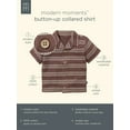 thumbnail image 4 of Modern Moments by Gerber Toddler Boy Organic Button Up Collar Shirt, Sizes 12M-5T, 4 of 9