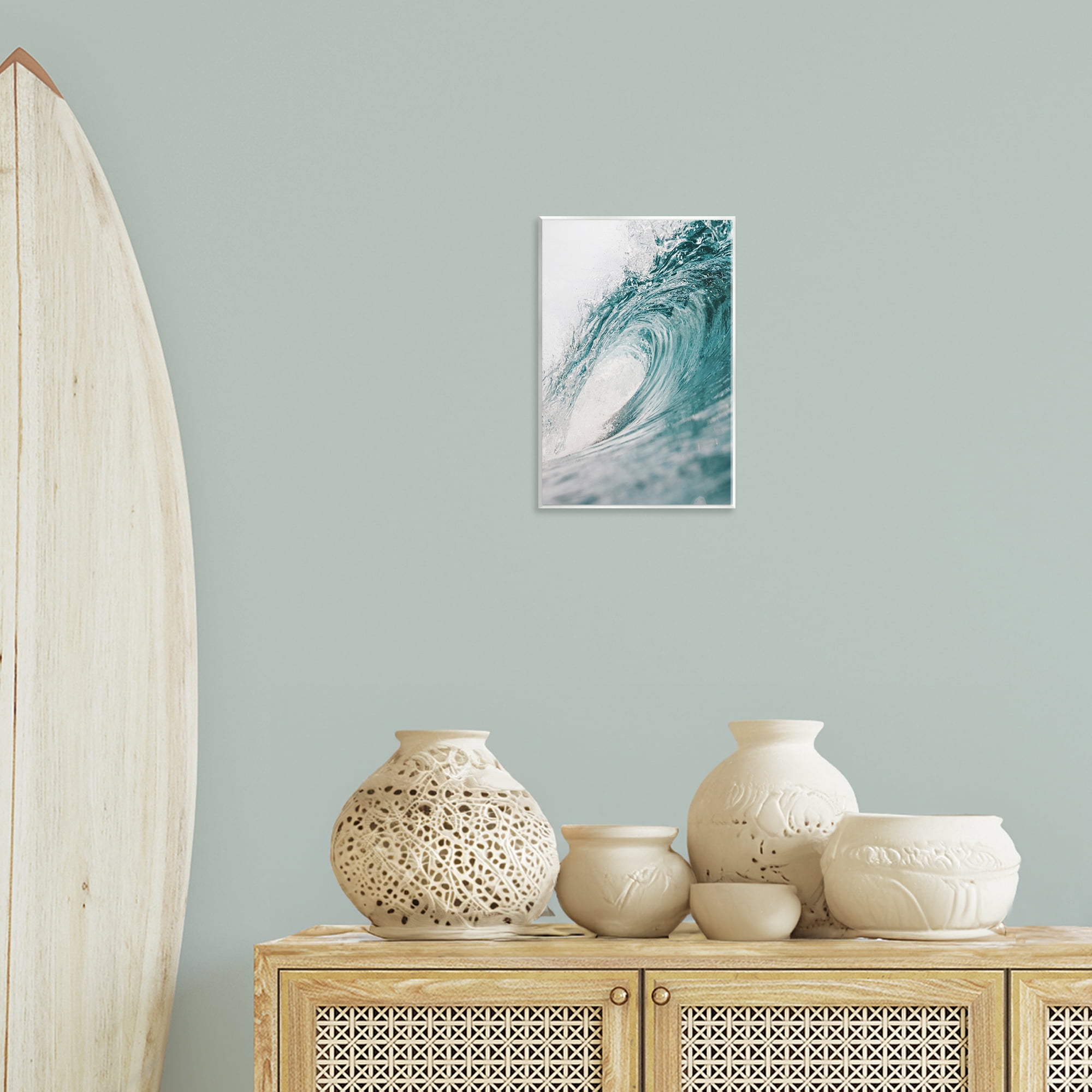 Stupell Industries Rolling Surf Waves Nautical & Beach Photography Unframed Art Print Wall Art, 10 x 15