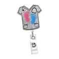 thumbnail image 2 of Tachiuwa Reel Holder Creative Retractable Keychain for Office Employees Doctors Nurse Uniform, 2 of 9