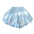 thumbnail image 5 of Jalioing Girls Cute Bloomers Summer Fashion Casual Ruffle Shorts Elastic Waist Bowtie Shorts for Little Girls 1-8 Years, 5 of 8