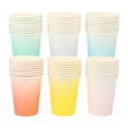 thumbnail image 1 of Disposable 48Pcs Gradient Color Paper Cups For Families Simple Design Suitable For Everyday Use And Picnics, 1 of 3