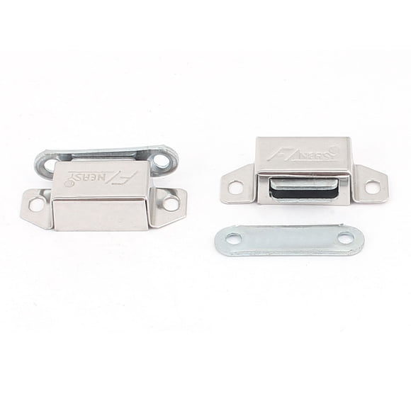 Unique Bargains Magnetic Door Catches Cupboard Wardrobe Cabinet Latch Catch 2pcs