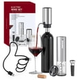 thumbnail image 1 of CIRCLE JOY Electric Bottle Opener Set, All in One Wine Accessories with Rechargeable Corkscrew, Wine Aerator, Foil Cutter and Vacu, 1 of 7