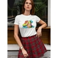thumbnail image 2 of Vintage Quad Roller Skates T-Shirt Women -Image by Shutterstock, Female XX-Large, 2 of 4