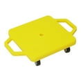 thumbnail image 1 of Tablero de scooter de piso con manijas con ruedas Capacitación sensorial de 11.2 pulgadas Habilidades motoras para niños Siéntate scooter para el Amarillo, 1 of 8