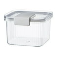 thumbnail image 2 of Contenedor de almacenamiento de arroz, contenedor de alimentos, dispensador de alimentos secos, almacenamiento de alimentos a granel, grande blanco, 2 of 6