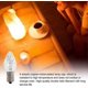 thumbnail image 4 of 10w Light Bulb Incandescent Tungsten Salt Rock Lamp Bulb - E14 Small Screw Incandescent Lamps Night, 4 of 5