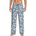 thumbnail image 2 of Goofa Seaside Primary Color Printed Soft Pajama Pants for Men, Wide Leg Comfy Casual Lounge Yoga Pants-Large, 2 of 9