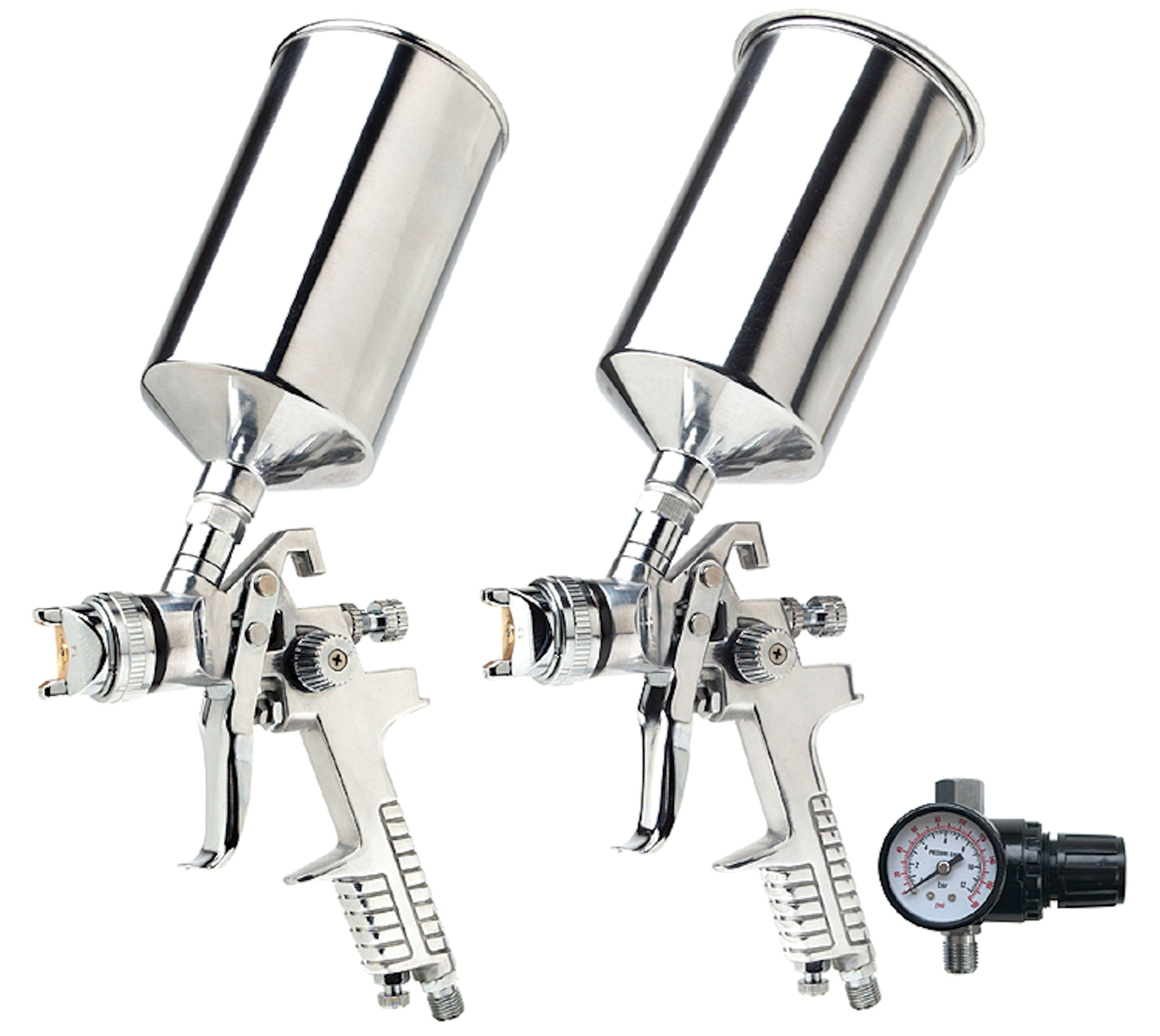 Titan 19100 Tool 3piece Hvlp Spray Gun Kit [1.4 Mm And 1.7 Mm Needle
