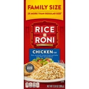 Rice-A-Roni Chicken Rice & Vermicelli Mix Packaged Meal, Family Size, Shelf-stable 13.8 oz Box