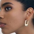 thumbnail image 3 of Pendientes De Acero De Titanio 18 Quilates Inoxidable, 3 of 4