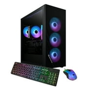 iBUYPOWER Scale Gaming PC Desktop Computer Intel Core i5 14400F CPU, NVIDIA GeForce RTX 4060 8GB GPU, 16GB DDR5 RGB 5200MHz RAM, 1TB NVMe SSD, Windows 11 Home, Gamer Keyboard and Mouse - SCI5N4601